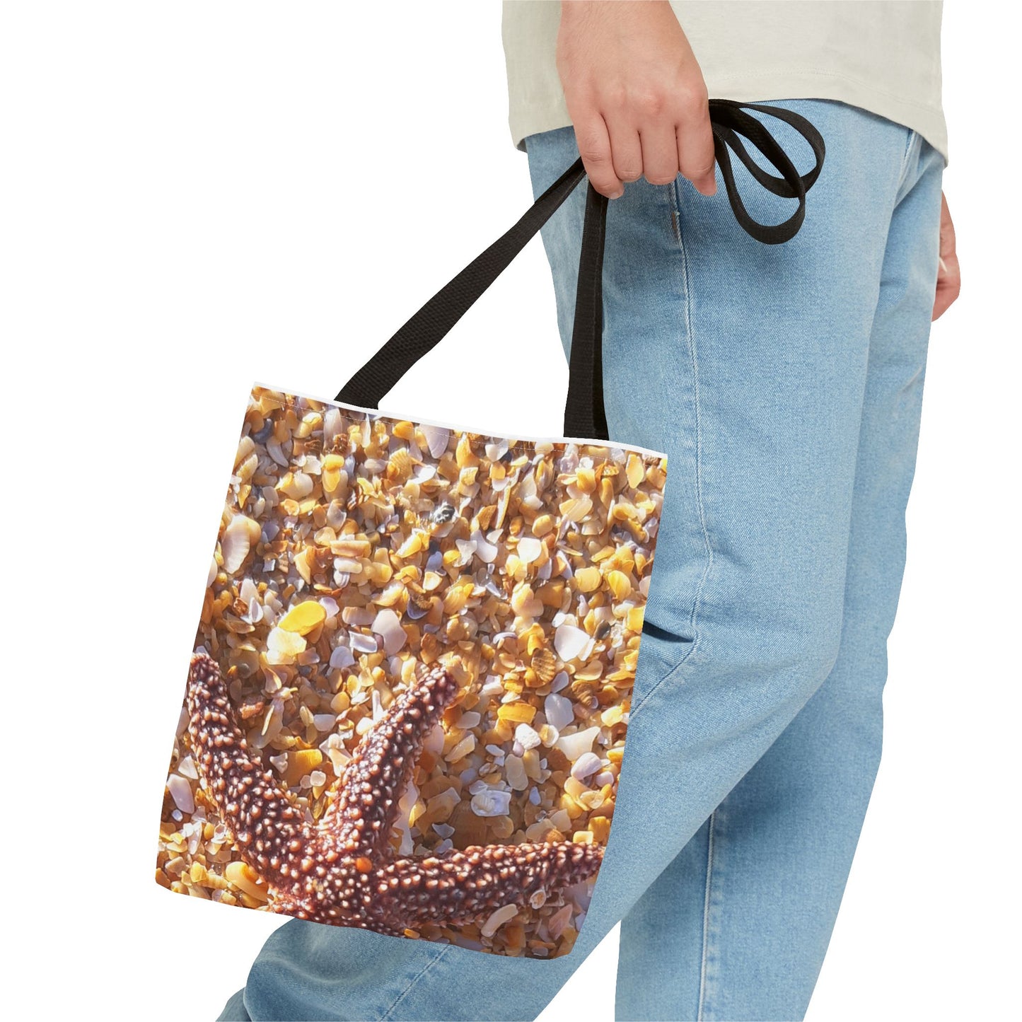 Ocean-Inspired Tote Bag | Beach Gear, Eco-Friendly Shopping, Casual Carry, Summer Essentials, Travel