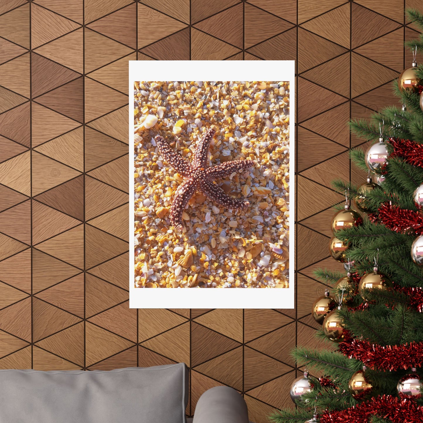 Beach Vibes Matte Vertical Posters, Coastal Decor, Ocean-Themed Wall Art, Nautical Home Decor, Starfish Prints, Summer Aesthetic