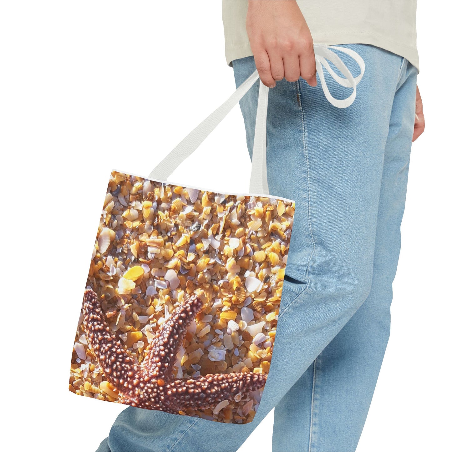 Ocean-Inspired Tote Bag | Beach Gear, Eco-Friendly Shopping, Casual Carry, Summer Essentials, Travel