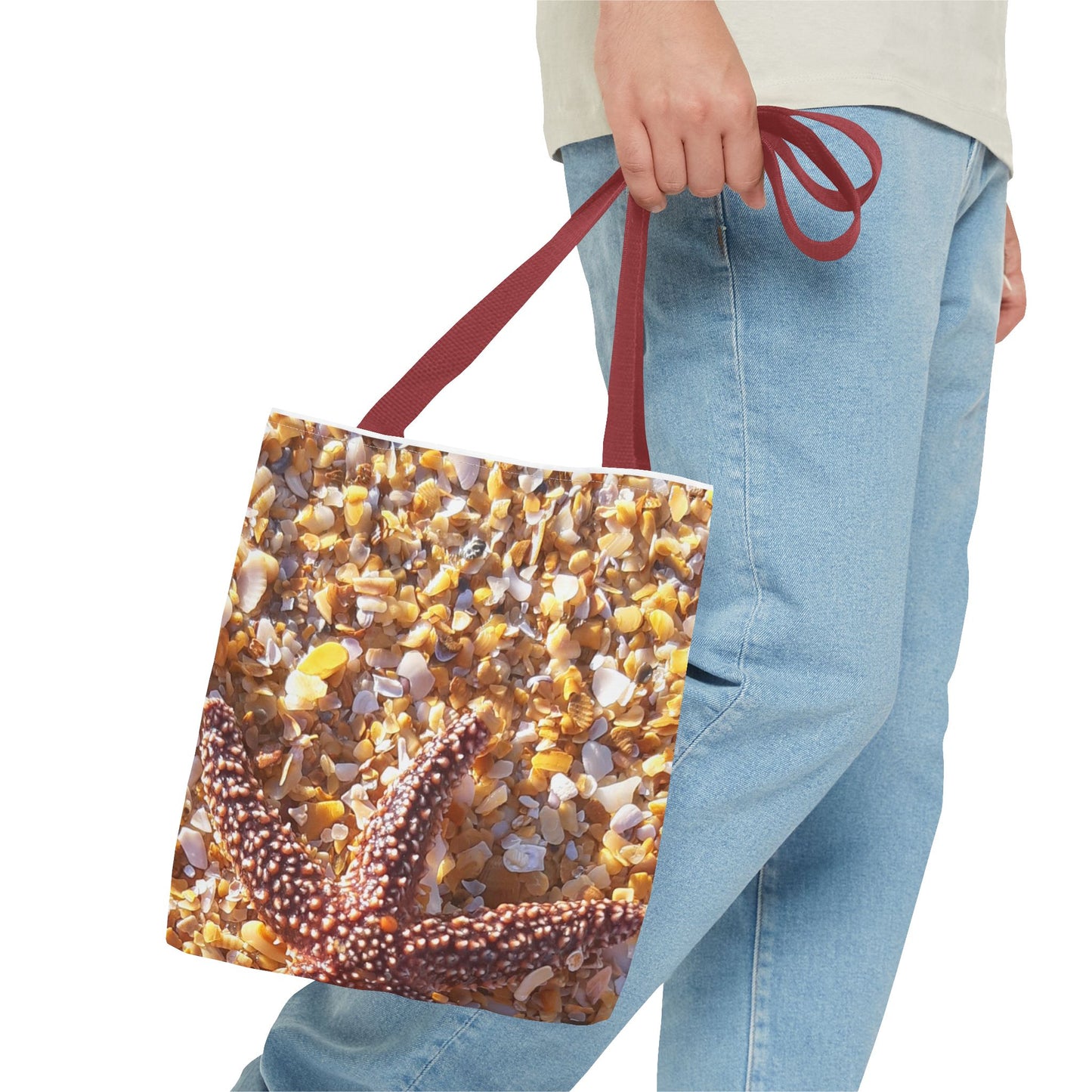 Ocean-Inspired Tote Bag | Beach Gear, Eco-Friendly Shopping, Casual Carry, Summer Essentials, Travel